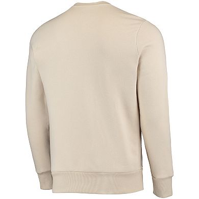 Men's Majestic Threads Oatmeal Minnesota Twins Fleece Pullover Sweatshirt