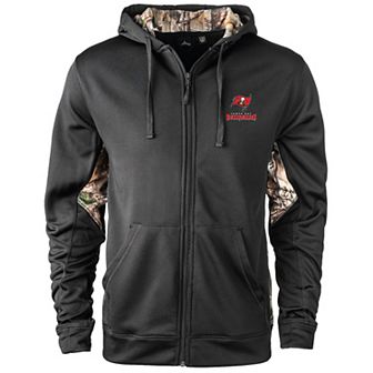 Men's Black/Realtree Camo Tampa Bay Buccaneers Decoy Tech Fleece Full-Zip Jacket