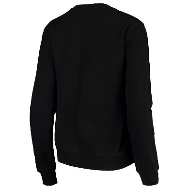 Women's Colosseum Black Oregon Ducks Campanile Pullover Sweatshirt