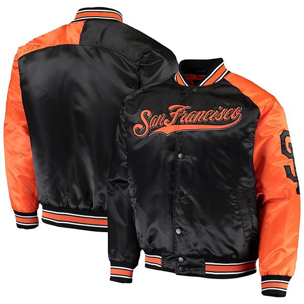 Maker of Jacket Sports Leagues Jackets NFL San Francisco 49ers Black Varsity