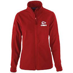 Kansas City Chiefs WEAR by Erin Andrews Women's Vintage Throwback  Windbreaker Full-Zip Jacket - Red