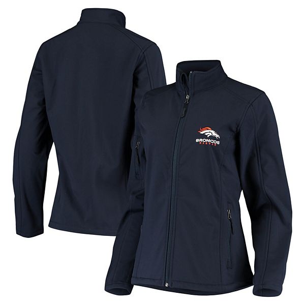 Denver Broncos Dunbrooke Women's Softshell Fleece Full-Zip Jacket - Navy