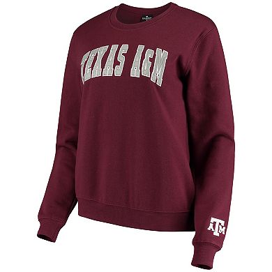 Women's Colosseum Maroon Texas A&M Aggies Campanile Pullover Sweatshirt