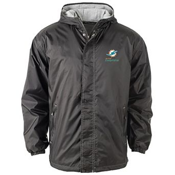 Men's Dunbrooke Black Miami Dolphins Logo Legacy Stadium Full-Zip Jacket
