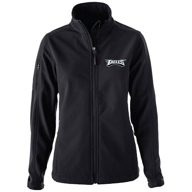 Philadelphia Eagles Women's Full-Zip Sonoma Softshell Jacket - Charcoal