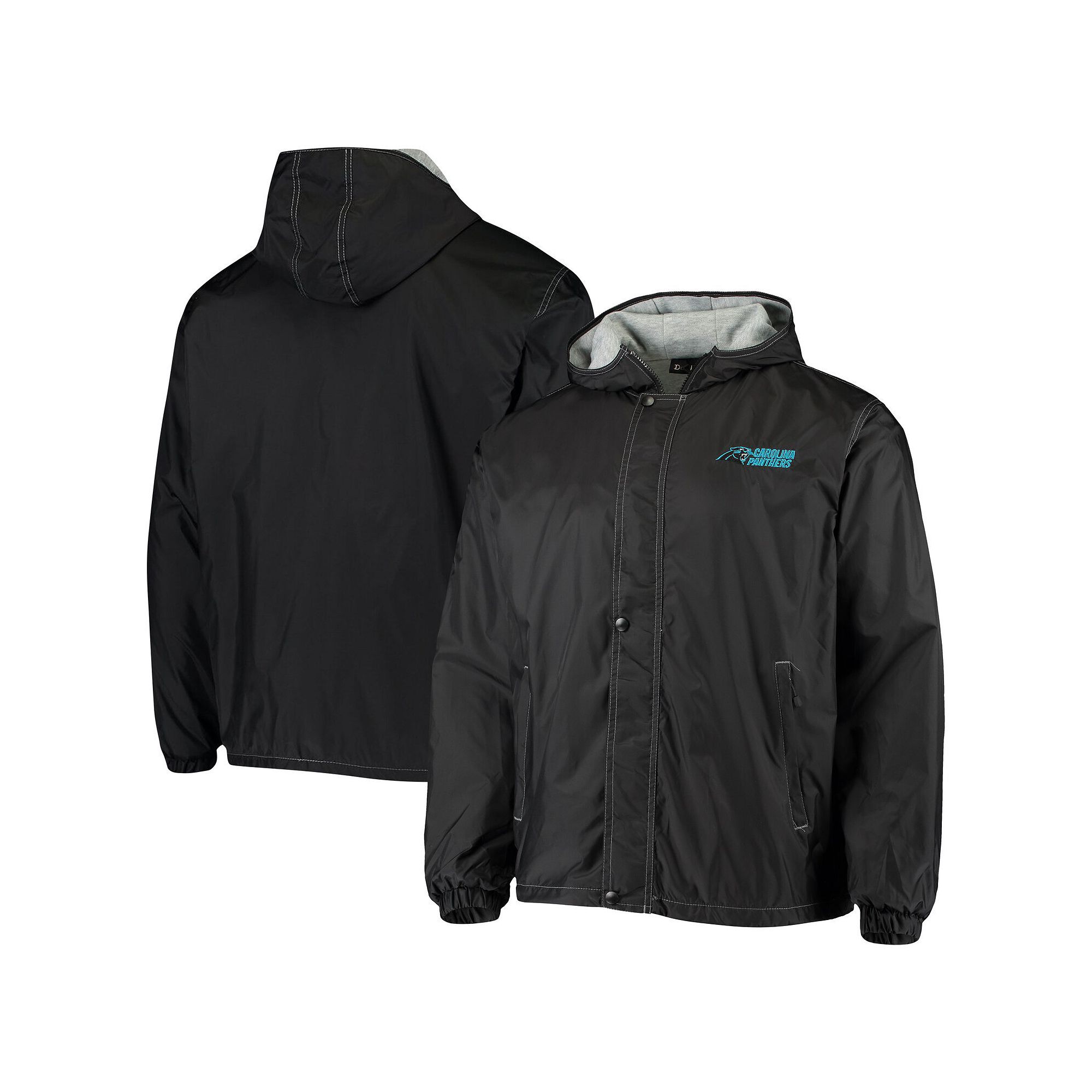 Mens Dunbrooke Black Carolina Panthers Logo Legacy Stadium Full-Zip Jacket