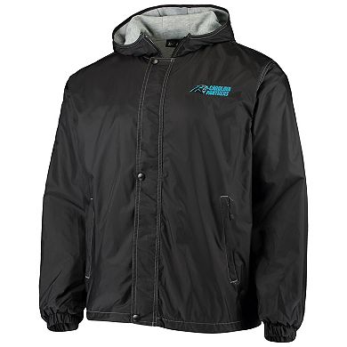 Men's Dunbrooke Black Carolina Panthers Logo Legacy Stadium Full-Zip Jacket