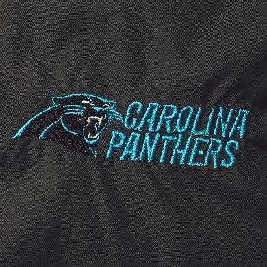 Men's Dunbrooke Black Carolina Panthers Logo Legacy Stadium Full-Zip Jacket