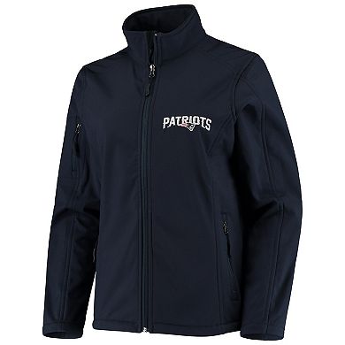 Women's Navy New England Patriots Full-Zip Sonoma Softshell Jacket