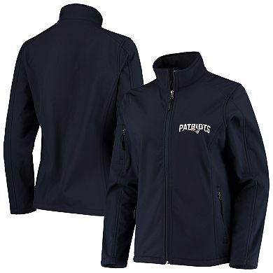 Women's Navy New England Patriots Full-Zip Sonoma Softshell Jacket