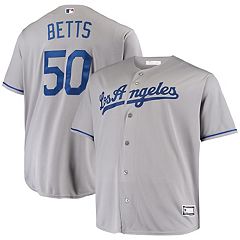 Men's Gray Los Angeles Dodgers Big & Tall Replica Team Jersey