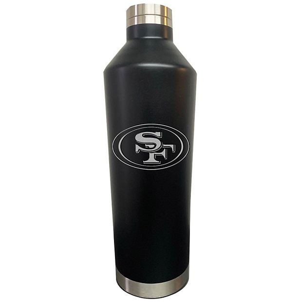 Black San Francisco 49ers 26oz. Primary Logo Water Bottle