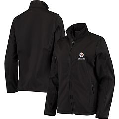 Pittsburgh Steelers Mitchell & Ness Big & Tall Team History 2.0 Warm-Up  Jacket - Black/White