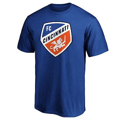 Men's Fanatics Branded Royal FC Cincinnati Team Primary Logo T-Shirt
