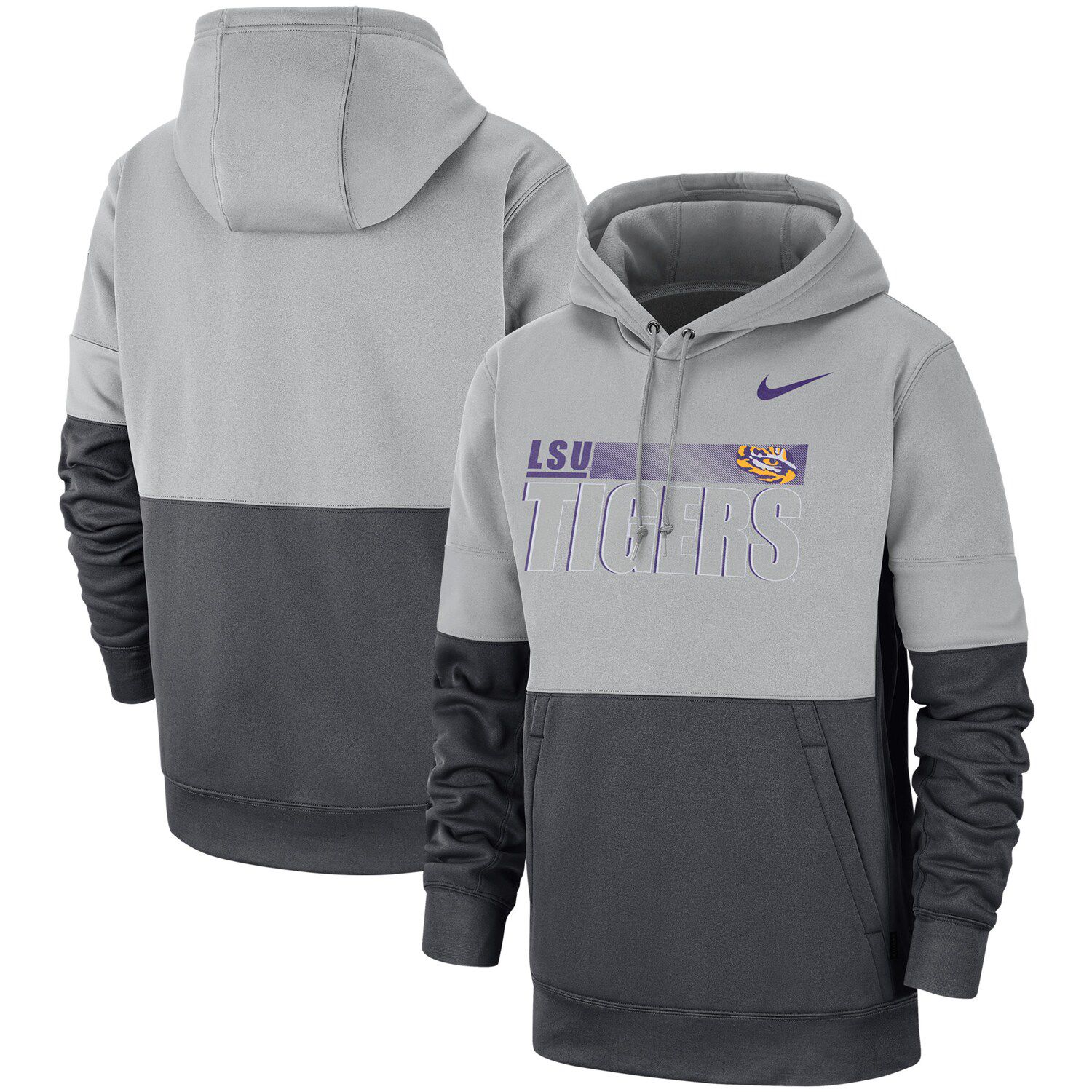 Men's Nike Gray/Anthracite LSU Tigers 