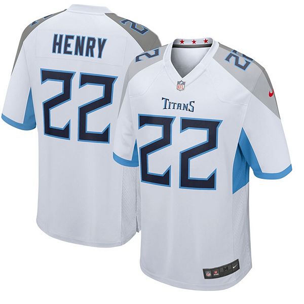تمبلر ورد Men's Tennessee Titans #22 Derrick Henry White Road Stitched NFL Nike Elite Jersey تطعيج الشعر بالسيراميك