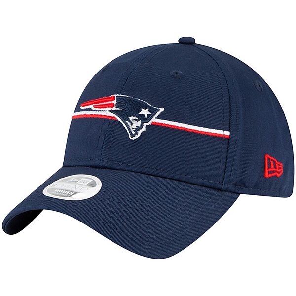 Women's New Era Navy New England Patriots Retro 9TWENTY Adjustable Hat