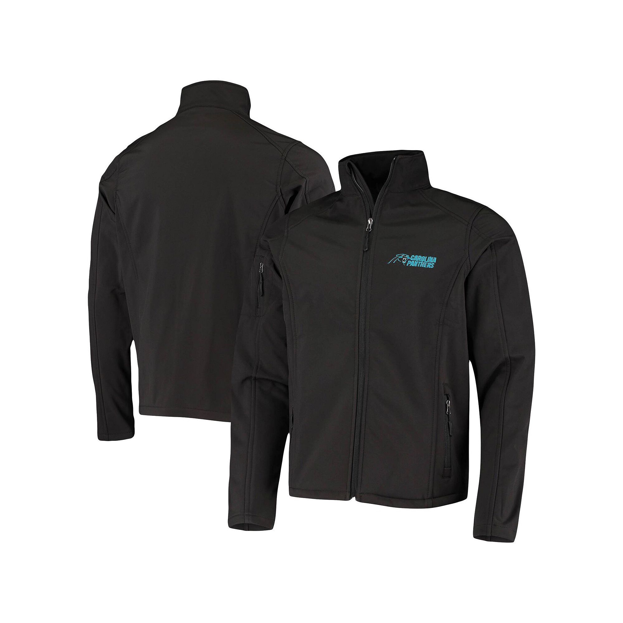 Mens Dunbrooke Black Carolina Panthers Sonoma Softshell Full-Zip Jacket, S