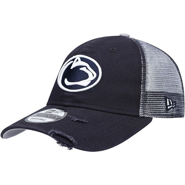 Men's New Era White/Navy Penn State Nittany Lions Basic Low Profile 59FIFTY Fitted  Hat