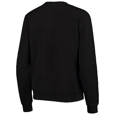 Women's Colosseum Black Army Black Knights Campanile Pullover Sweatshirt