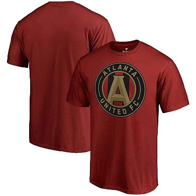 Men's Fanatics Branded Garnet Atlanta United FC Team Primary Logo T-Shirt