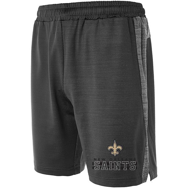 Men's Concepts Sport Charcoal New Orleans Saints Bullseye Shorts