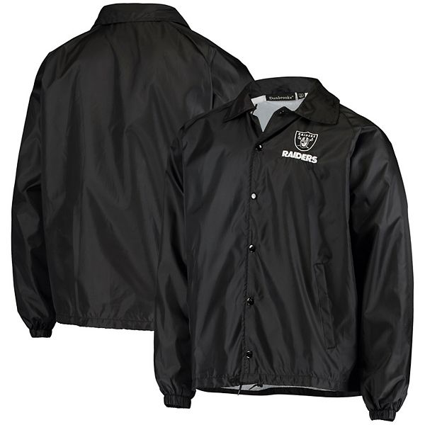 Nfl F201mjk101 Raiders Coach Jacket in Black for Men