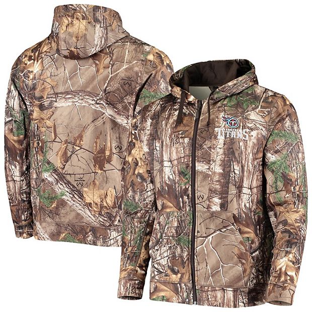 Men's Dunbrooke Realtree Camo Philadelphia Eagles Trophy Tech Fleece  Full-Zip Hoodie