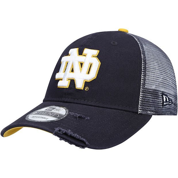 Men's New Era White Notre Dame Fighting Irish Basic Low Profile 59FIFTY Fitted  Hat