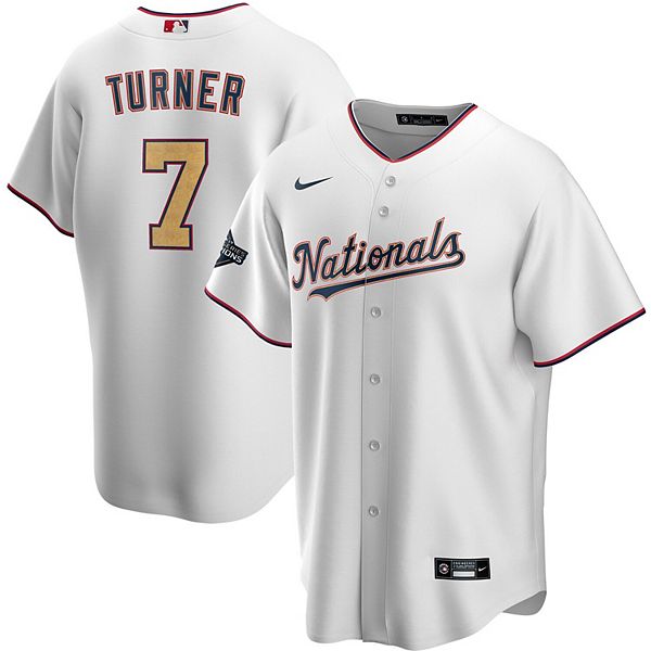 Washington Nationals Nike Home Replica Team Jersey - White