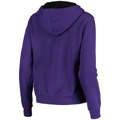 Women's Colosseum Purple Washington Huskies Loud and Proud Pullover Hoodie