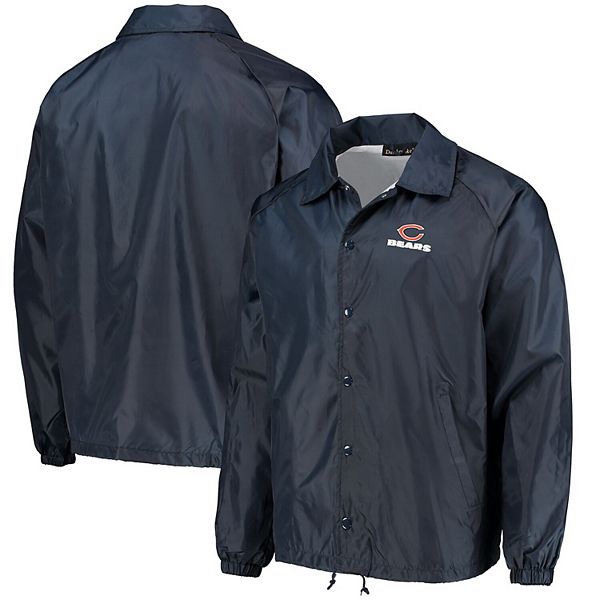 Chicago Bears JH Design Big & Tall Wool Full-Snap Jacket - Navy