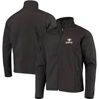 Men's Dunbrooke Black New Orleans Saints Sonoma Softshell Full-Zip Jacket