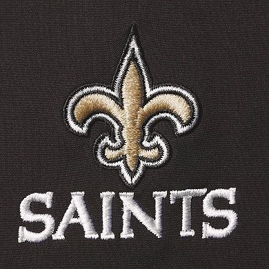 Men's Dunbrooke Black New Orleans Saints Sonoma Softshell Full-Zip Jacket