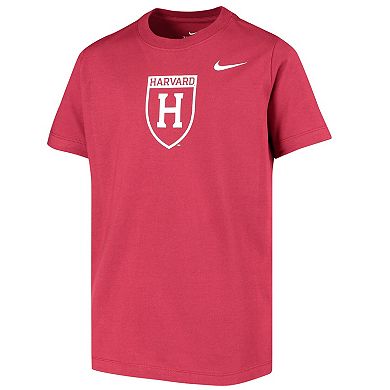 Youth Nike Crimson Harvard Crimson Logo T-Shirt