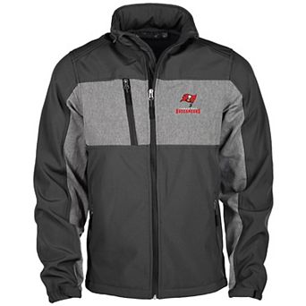Men's Black Tampa Bay Buccaneers Zephyr Softshell Full-Zip Jacket