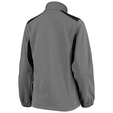 Women's Dunbrooke Gray Cleveland Browns Softshell Fleece Full-Zip Jacket