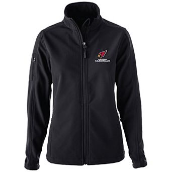 Women's Black Arizona Cardinals Full-Zip Sonoma Softshell Jacket