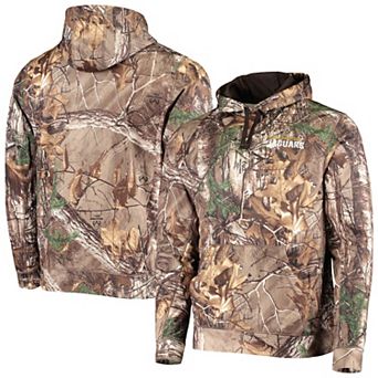 Men's Dunbrooke Realtree Camo Jacksonville Jaguars Circle Champion Tech Fleece Pullover Hoodie
