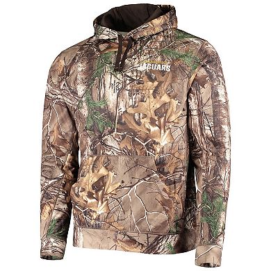 Men's Dunbrooke Realtree Camo Jacksonville Jaguars Circle Champion Tech Fleece Pullover Hoodie