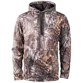 Men's Dunbrooke Realtree Camo Baltimore Ravens Circle Champion Tech Fleece Pullover Hoodie
