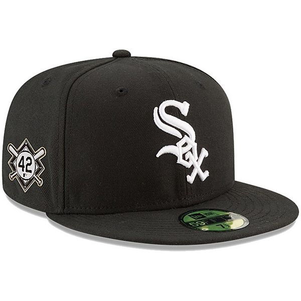 Men's New Era Black Chicago White Sox Jackie Robinson Day Sidepatch ...