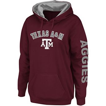 Women's Colosseum Maroon Texas A&M Aggies Loud and Proud Pullover Hoodie