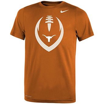 Youth Nike Texas Orange Texas Longhorns Football Icon Performance T-Shirt