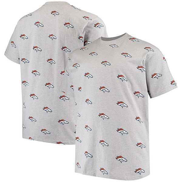 Men's Fanatics Branded Heathered Gray Denver Broncos Big & Tall