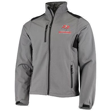 Men's Dunbrooke Charcoal Tampa Bay Buccaneers Circle Softshell Fleece Full-Zip Jacket