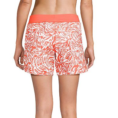 Women's Lands' End Quick Dry Thigh-Minimizer With Panty Swim Board Shorts