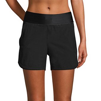 Women's Lands' End 5" Quick Dry Swim Shorts With Panty
