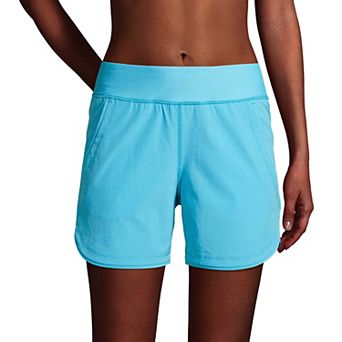 Women's Lands' End 5" Quick Dry Swim Shorts With Panty