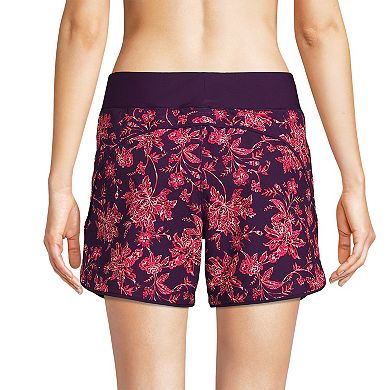 Petite Lands' End Quick Dry Thigh-Minimizer With Panty Swim Long Board Shorts